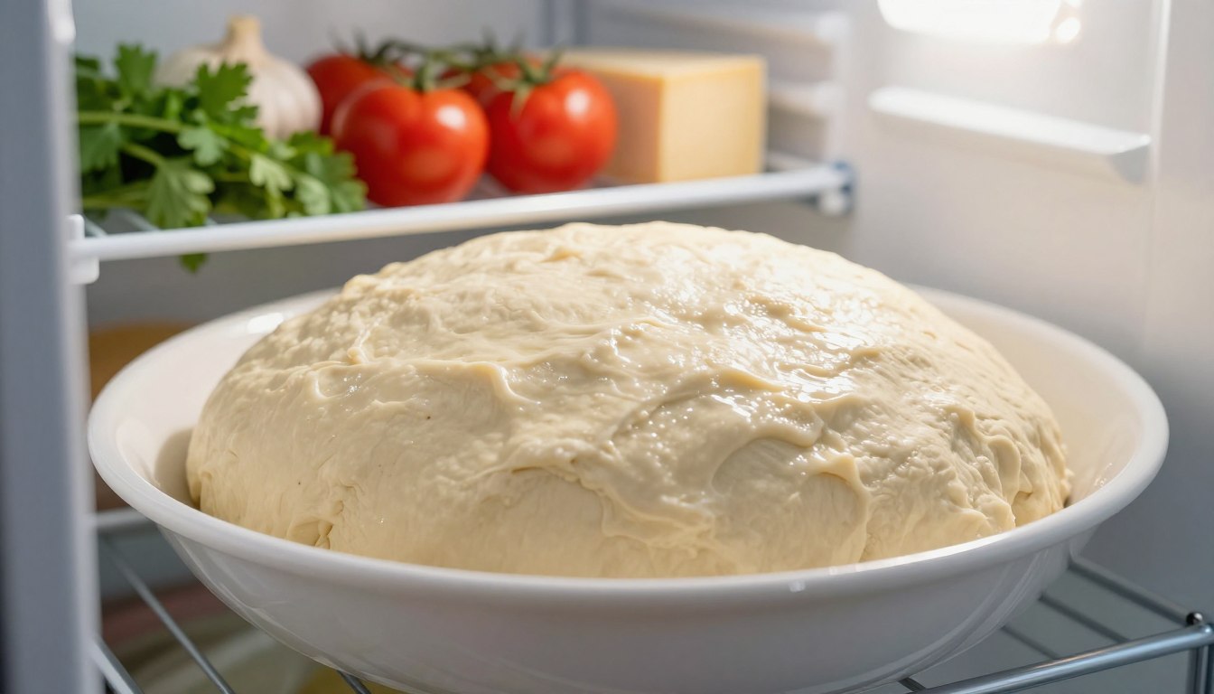 Czy ciasto na pizzę można trzymać w lodówce