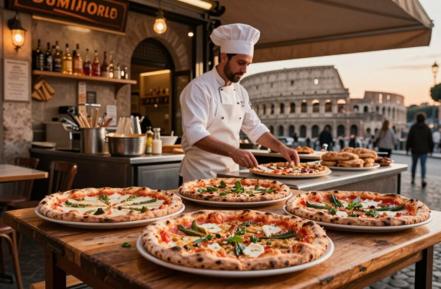 Ile kosztuje pizza w Rzymie – od al taglio po trattorię i co wpływa na cenę