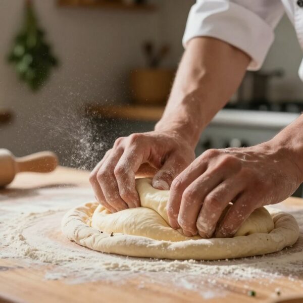 Jak wyrabiać ciasto na pizzę – kiedy kończyć i jak poznać, że gluten „złapał”