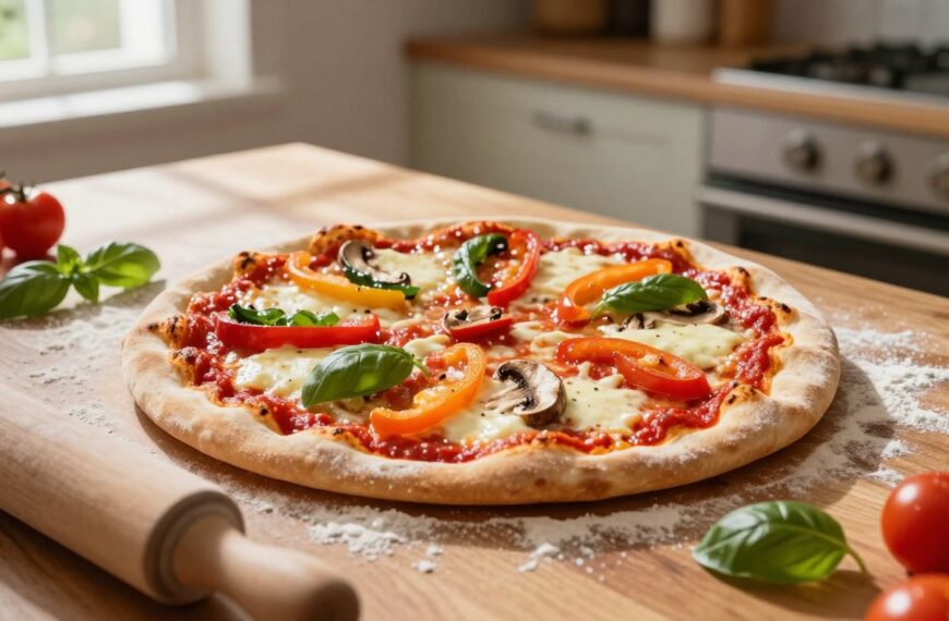 Jak zrobić pizzę bez drożdży – szybkie ciasto, które da radę w zwykłym piekarniku