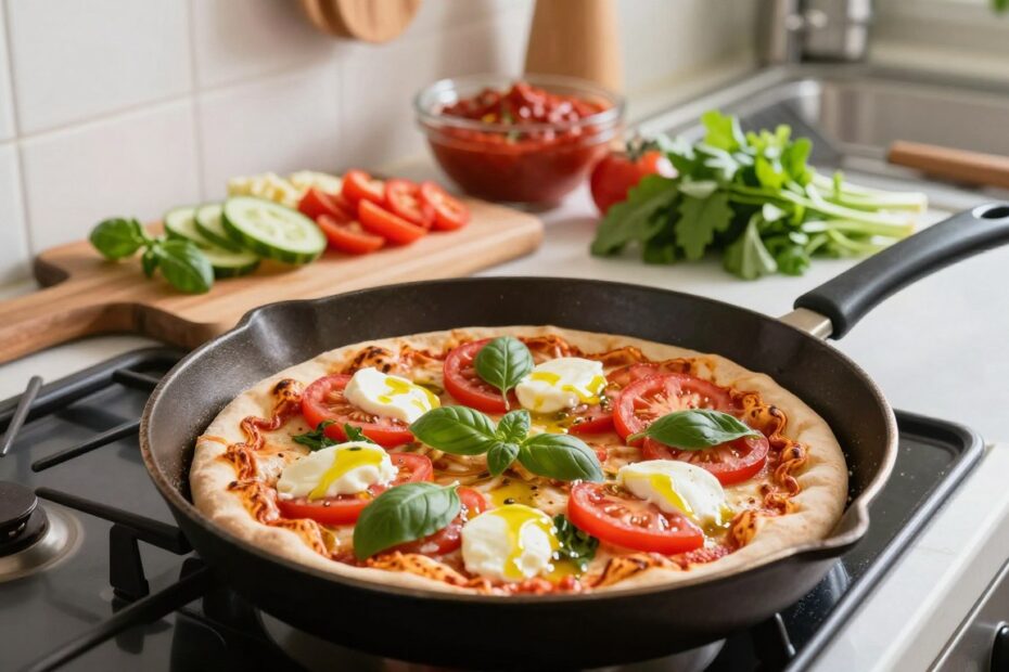 Jak zrobić pizzę na patelni