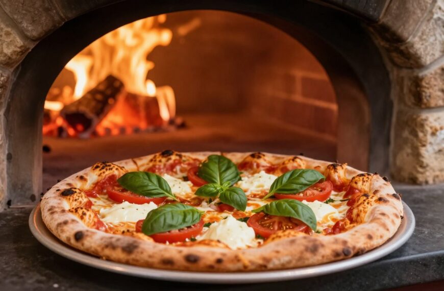 W jakiej temperaturze piec pizzę, żeby ciasto szybko złapało chrupkość i nie wyschło