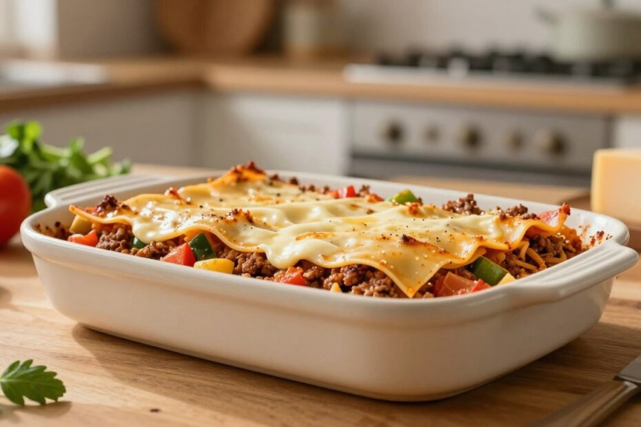 Ile piec lasagne z surowym makaronem