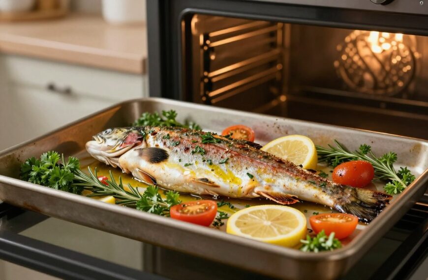 Ile piec pstrąga w piekarniku