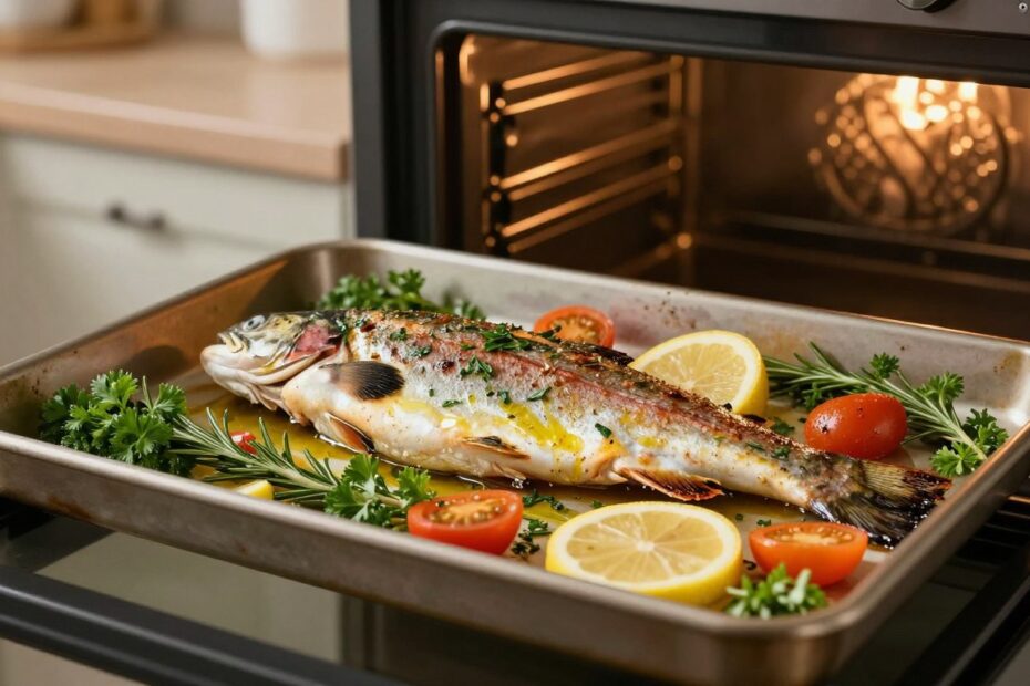 Ile piec pstrąga w piekarniku