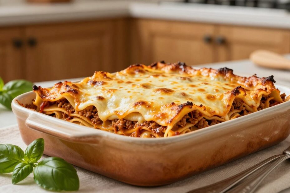Jak długo piec lasagne