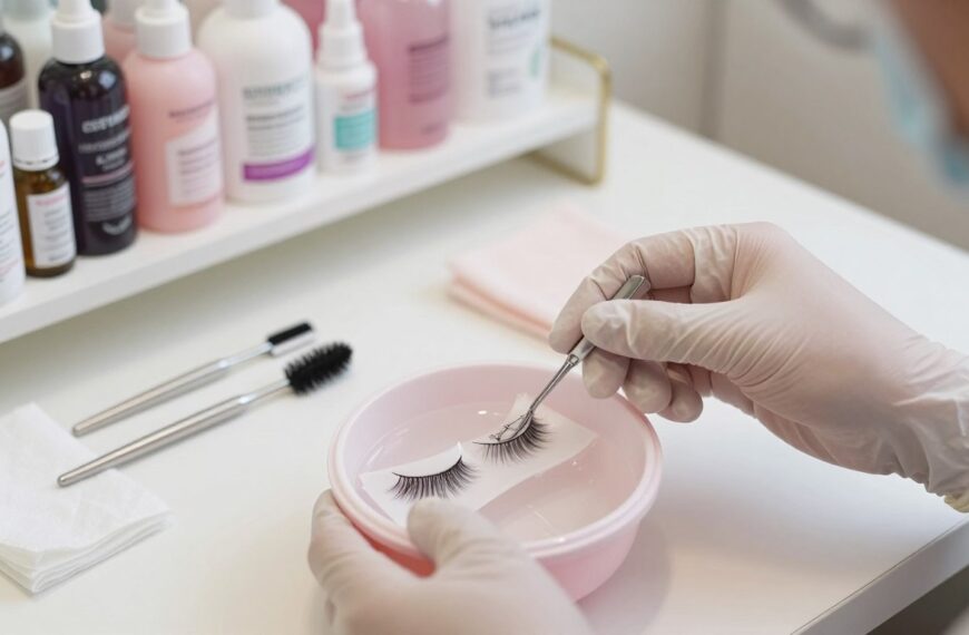 Jak myć sztuczne rzęsy