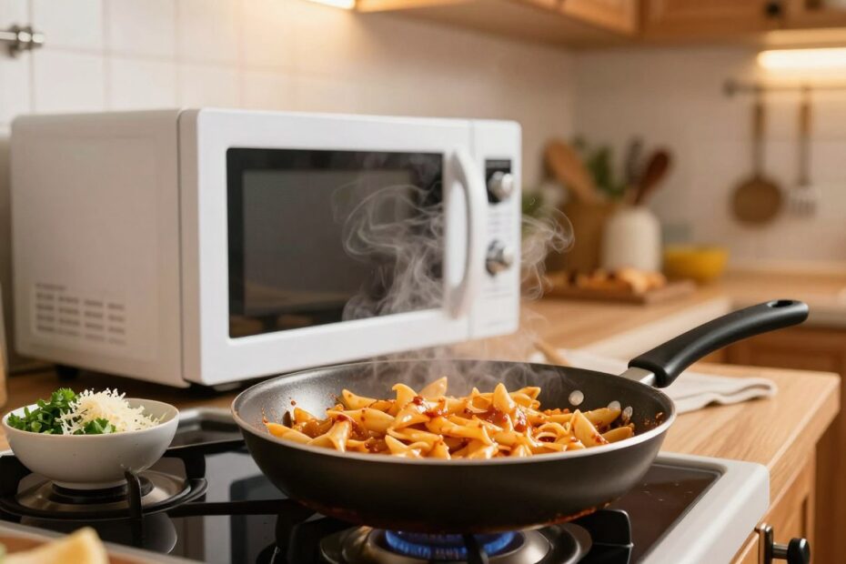 Jak podgrzać makaron