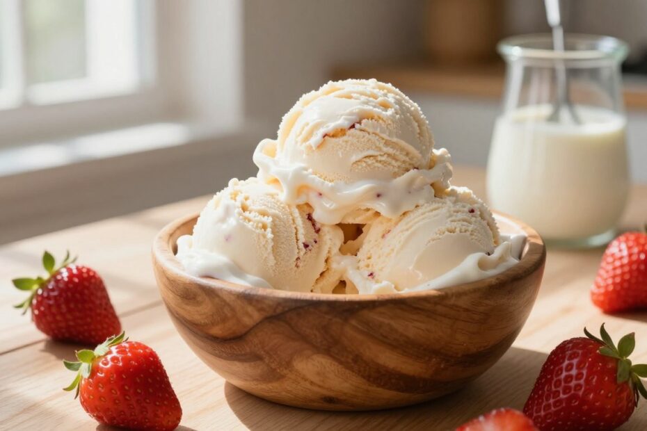 Jak zrobić lody truskawkowe