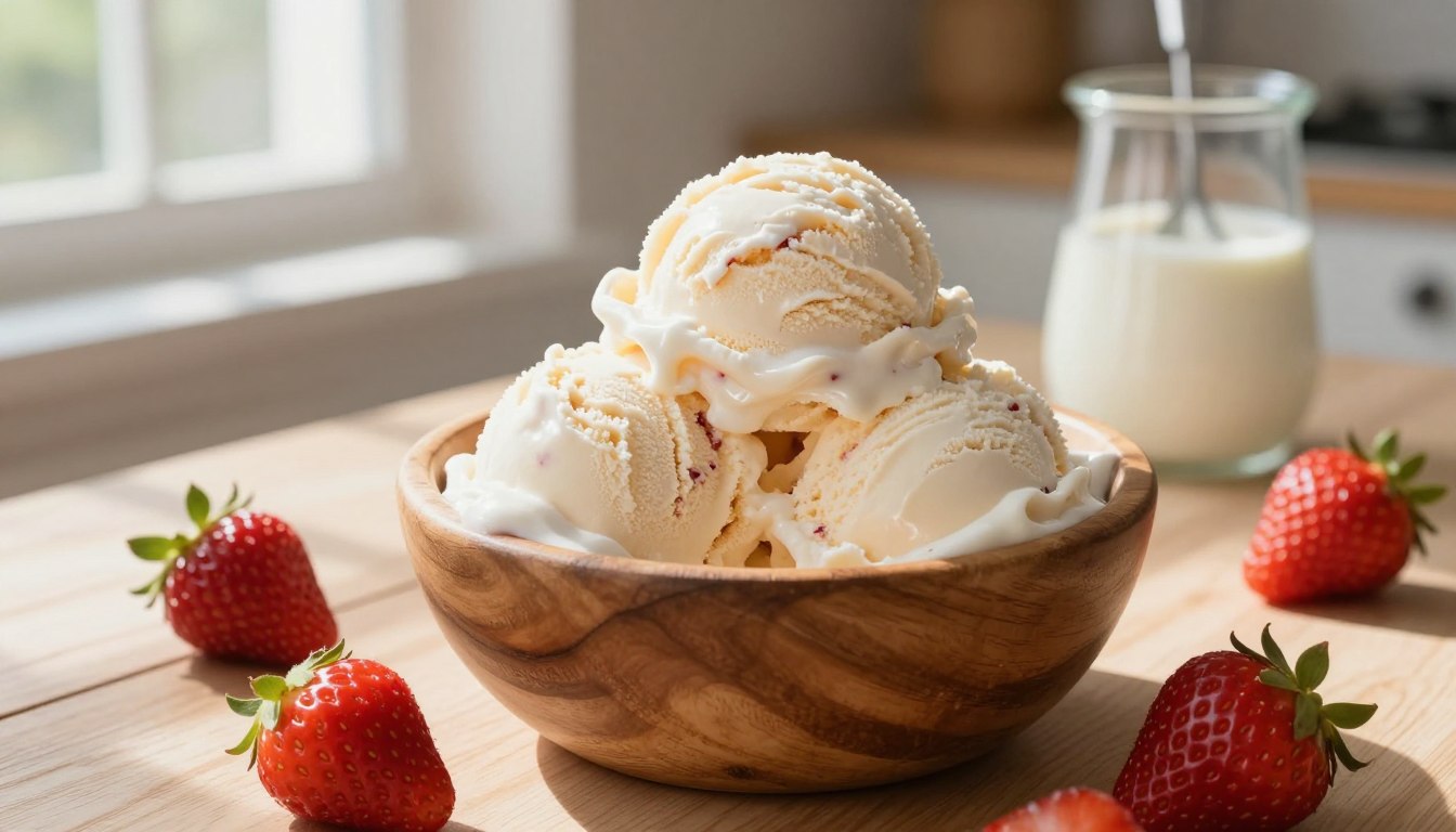 Jak zrobić lody truskawkowe