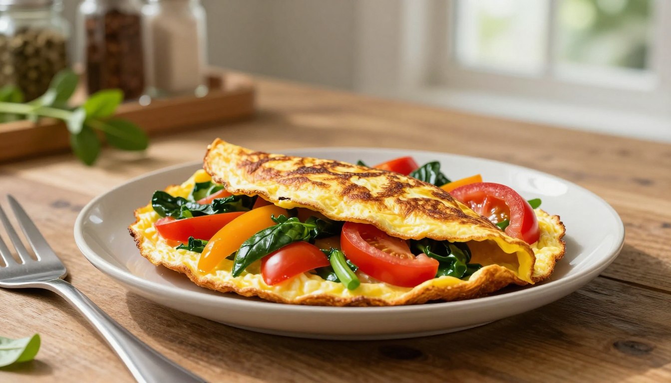 Jak zrobić omlet z warzywami