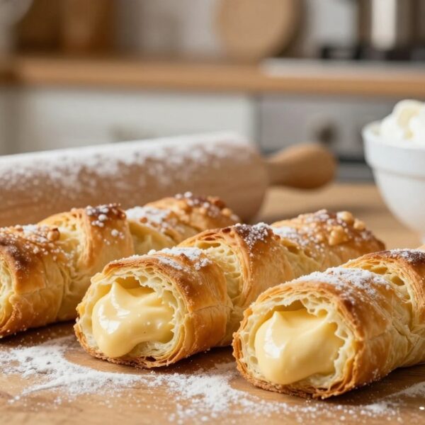 Jak zrobić rurki z ciasta francuskiego