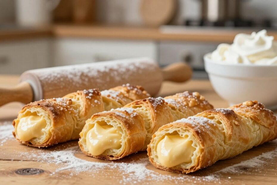 Jak zrobić rurki z ciasta francuskiego