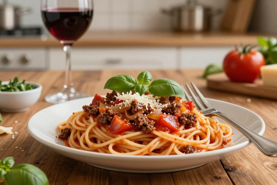 Jak zrobić spaghetti z mięsem mielonym