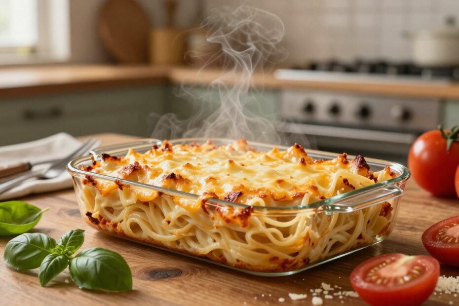 Jak zrobić zapiekankę z makaronem