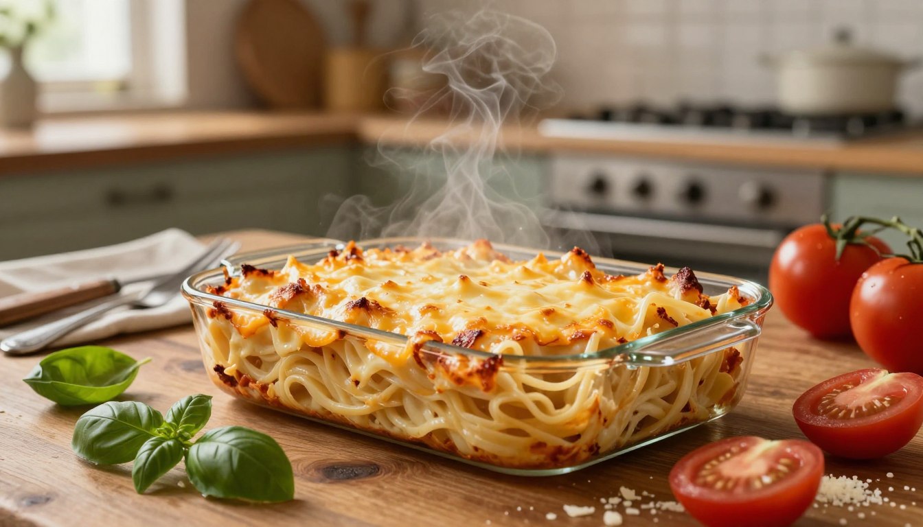 Jak zrobić zapiekankę z makaronem