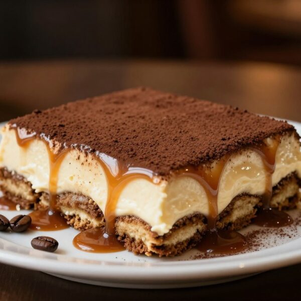 Kajmakowe tiramisu