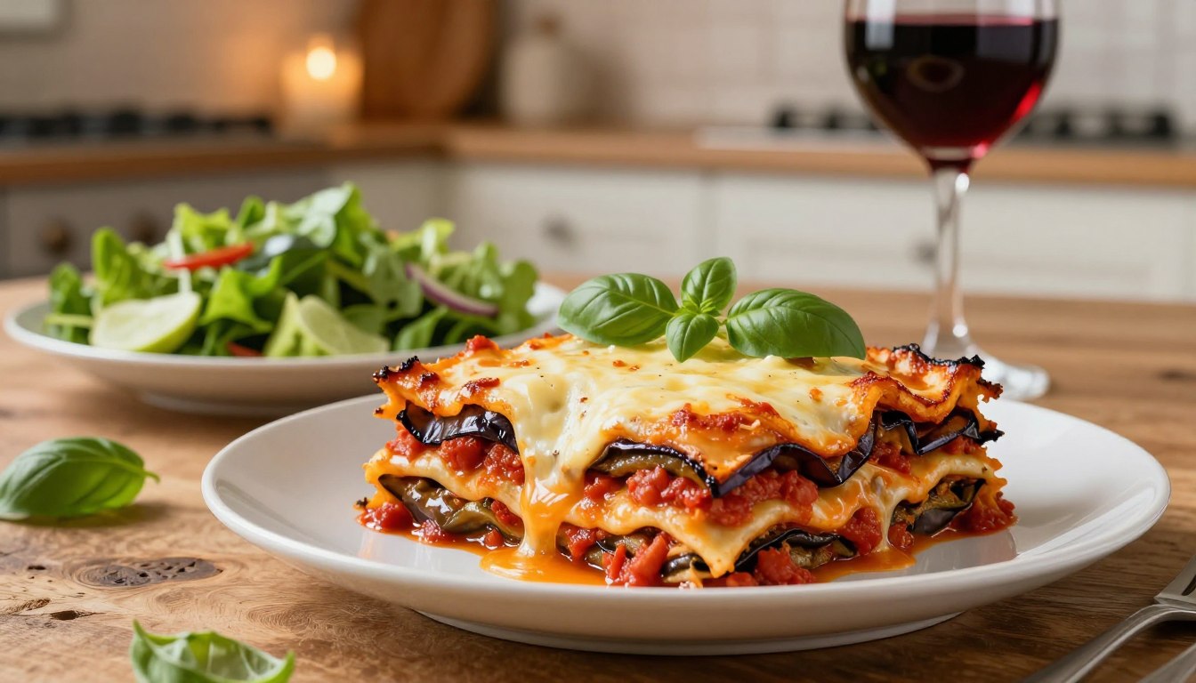 Lasagna z bakłażanem