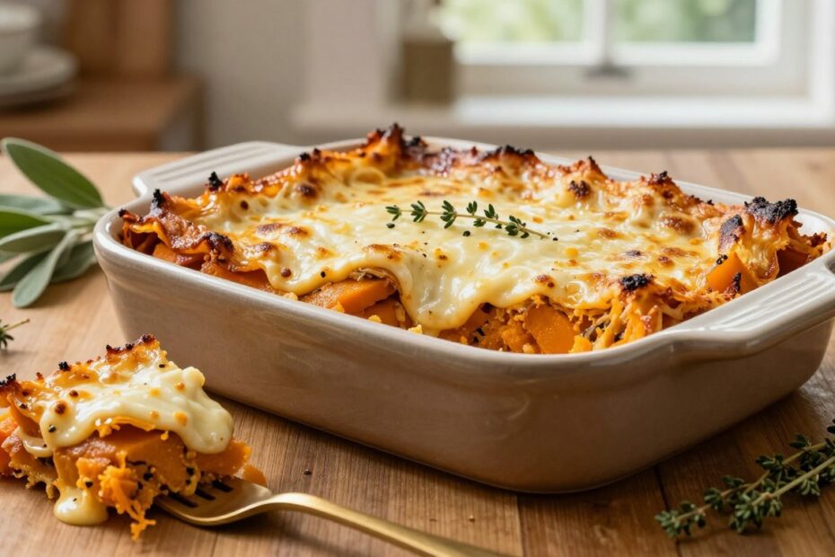 Lasagne z dynią