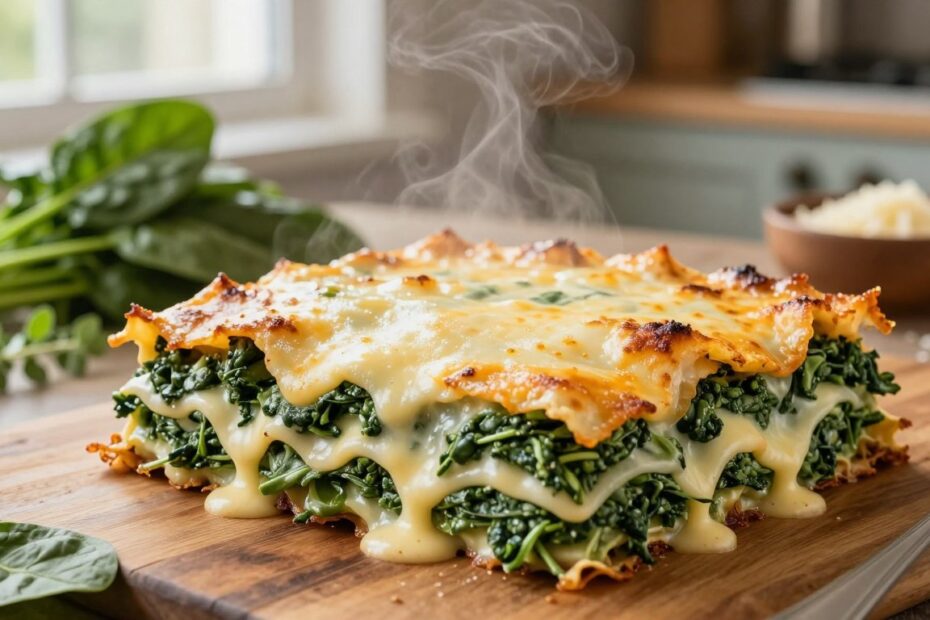Lasagne ze szpinakiem i beszamelem