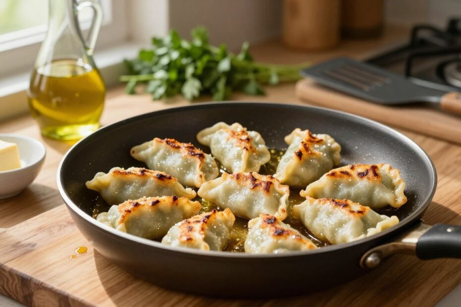 Na czym podsmażyć pierogi