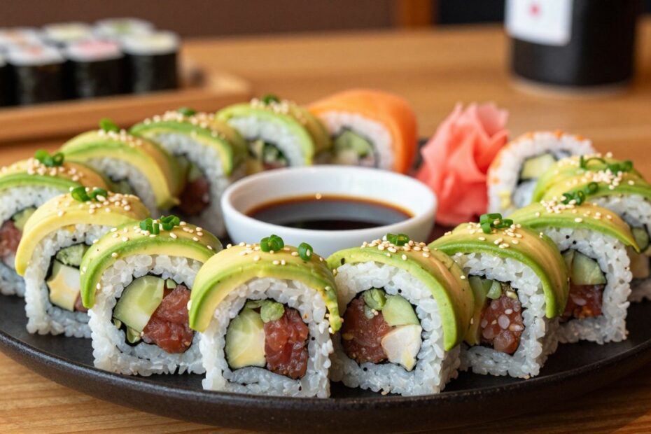 Co do sushi do środka