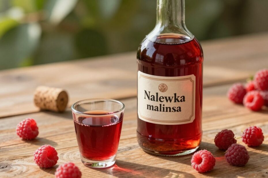 Nalewka z malin na bimbrze