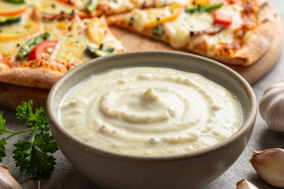 Sos czosnkowy do pizzy