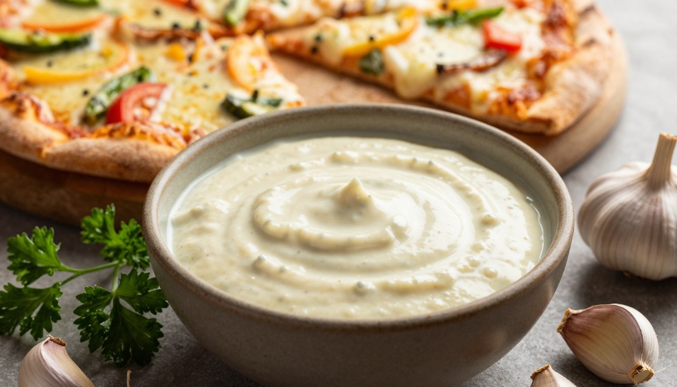 Sos czosnkowy do pizzy